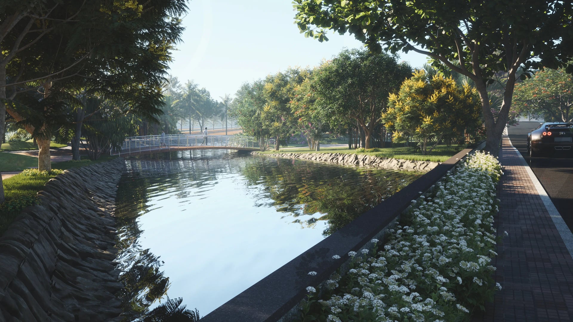 Natural Water Stream